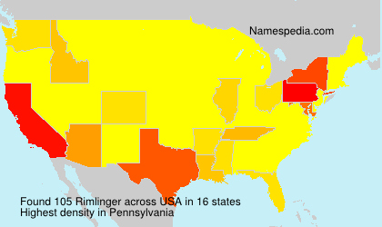 Surname Rimlinger in USA Surname Rimlinger in USA