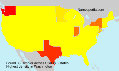 Surname Rimpler in USA Surname Rimpler in USA