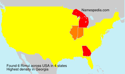 Surname Rimui in USA Surname Rimui in USA