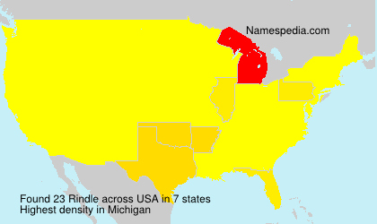 Surname Rindle in USA
