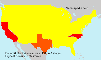 Surname Rindorindo in USA Surname Rindorindo in USA