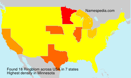 Surname Ringblom in USA