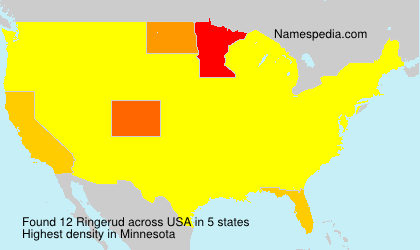 Surname Ringerud in USA Surname Ringerud in USA
