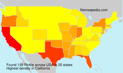 Surname Rinkle in USA Surname Rinkle in USA