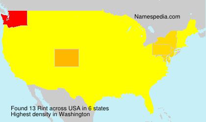 Surname Rint in USA Surname Rint in USA
