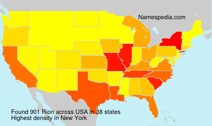 Surname Rion in USA Surname Rion in USA