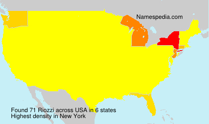 Surname Riozzi in USA Surname Riozzi in USA