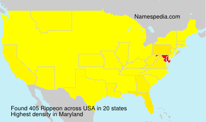 Surname Rippeon in USA Surname Rippeon in USA
