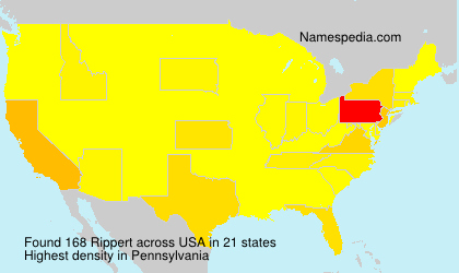Surname Rippert in USA Surname Rippert in USA