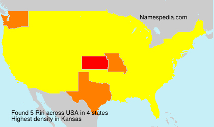 Surname Riri in USA Surname Riri in USA