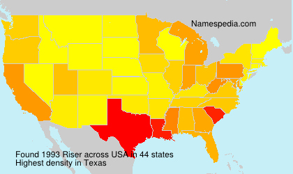 Surname Riser in USA Surname Riser in USA