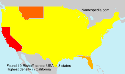 Surname Rishoff in USA Surname Rishoff in USA