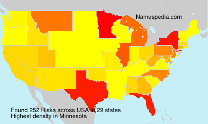 Surname Riska in USA Surname Riska in USA