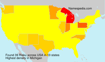 Surname Risku in USA Surname Risku in USA