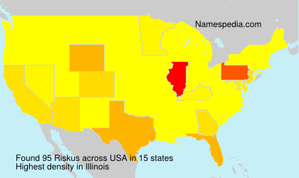 Surname Riskus in USA Surname Riskus in USA