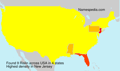 Surname Rislin in USA Surname Rislin in USA