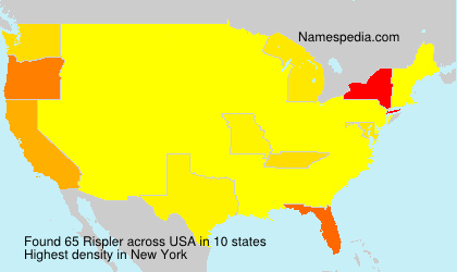 Surname Rispler in USA Surname Rispler in USA