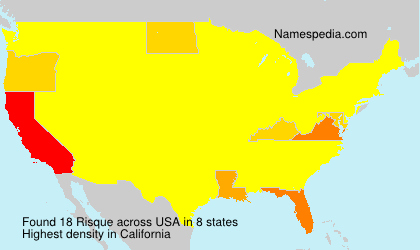 Surname Risque in USA Surname Risque in USA