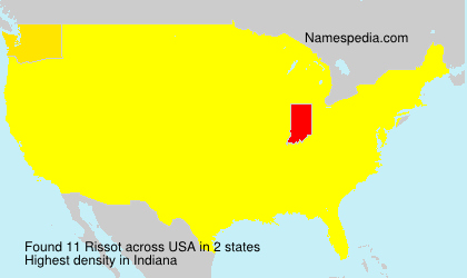 Surname Rissot in USA Surname Rissot in USA