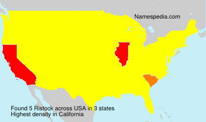 Surname Ristock in USA Surname Ristock in USA