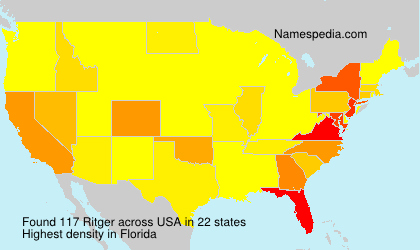 Surname Ritger in USA Surname Ritger in USA