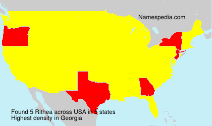 Surname Rithea in USA Surname Rithea in USA