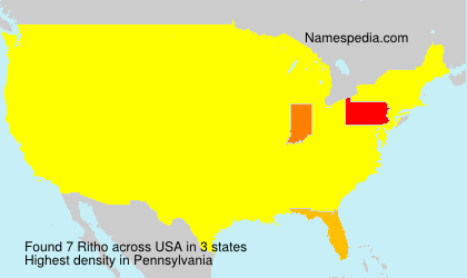 Surname Ritho in USA Surname Ritho in USA
