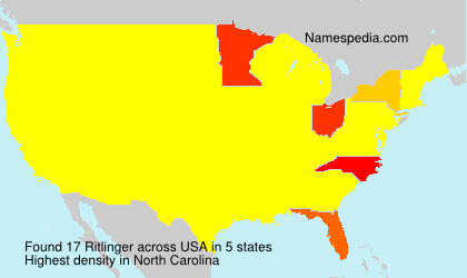 Surname Ritlinger in USA Surname Ritlinger in USA