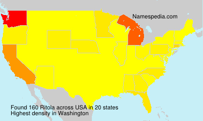 Surname Ritola in USA Surname Ritola in USA