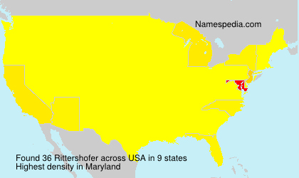 Surname Rittershofer in USA Surname Rittershofer in USA