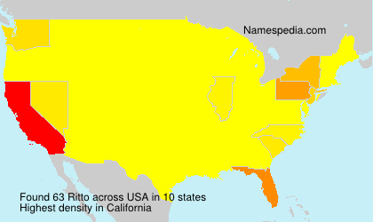 Surname Ritto in USA Surname Ritto in USA