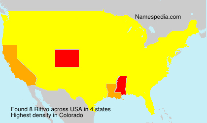 Surname Rittvo in USA Surname Rittvo in USA