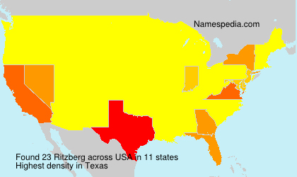 Surname Ritzberg in USA Surname Ritzberg in USA