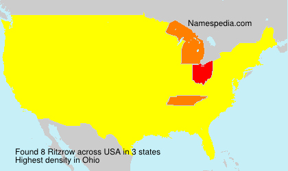 Surname Ritzrow in USA Surname Ritzrow in USA