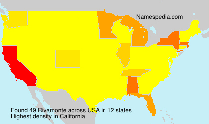 Surname Rivamonte in USA Surname Rivamonte in USA