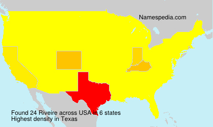 Surname Riveire in USA Surname Riveire in USA