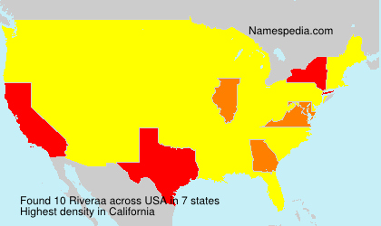 Surname Riveraa in USA Surname Riveraa in USA