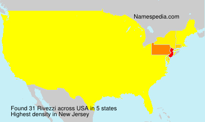 Surname Rivezzi in USA Surname Rivezzi in USA