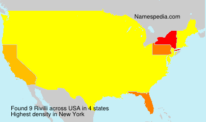 Surname Rivilli in USA Surname Rivilli in USA
