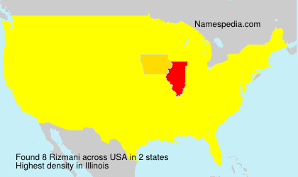 Surname Rizmani in USA