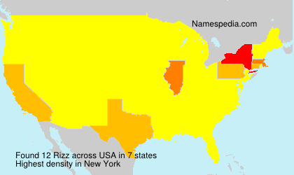 Surname Rizz in USA Surname Rizz in USA