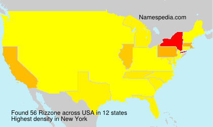 Surname Rizzone in USA Surname Rizzone in USA