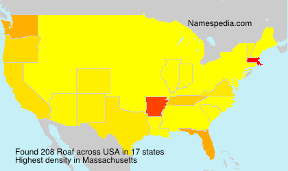 Surname Roaf in USA Surname Roaf in USA