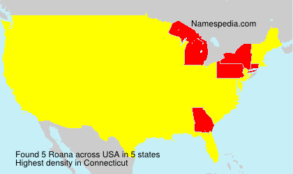 Surname Roana in USA