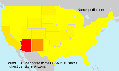 Surname Roanhorse in USA
