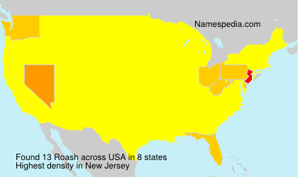 Surname Roash in USA Surname Roash in USA