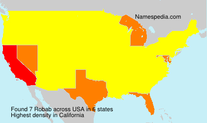 Surname Robab in USA Surname Robab in USA