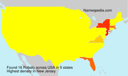 Surname Robalo in USA Surname Robalo in USA