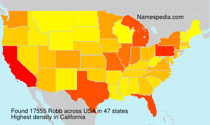 Surname Robb in USA Surname Robb in USA