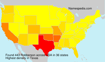 Surname Robberson in USA Surname Robberson in USA